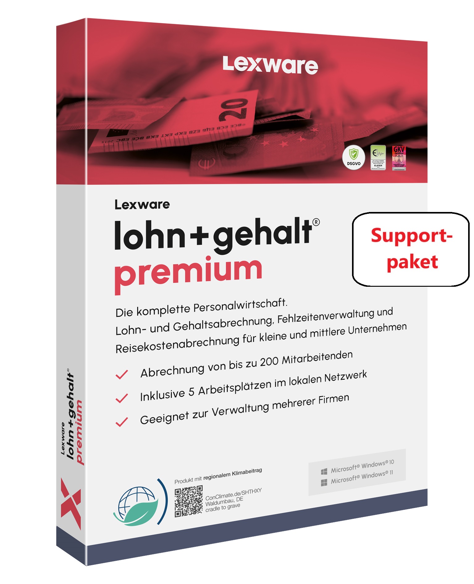 lohn+gehalt premium Supportpaket