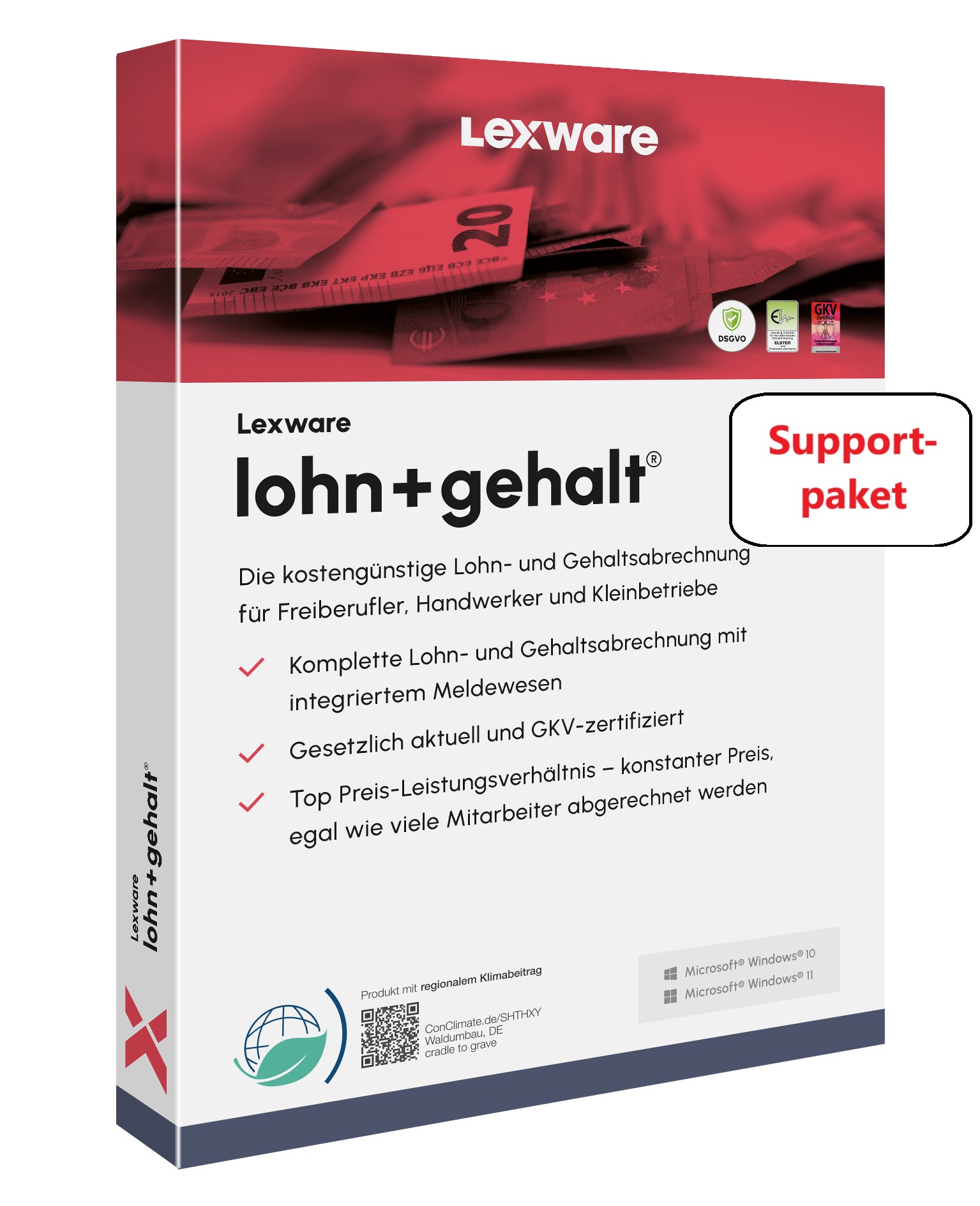 lohn+gehalt Supportpaket Version: Standard / Zahlweise: jährliche Zahlung