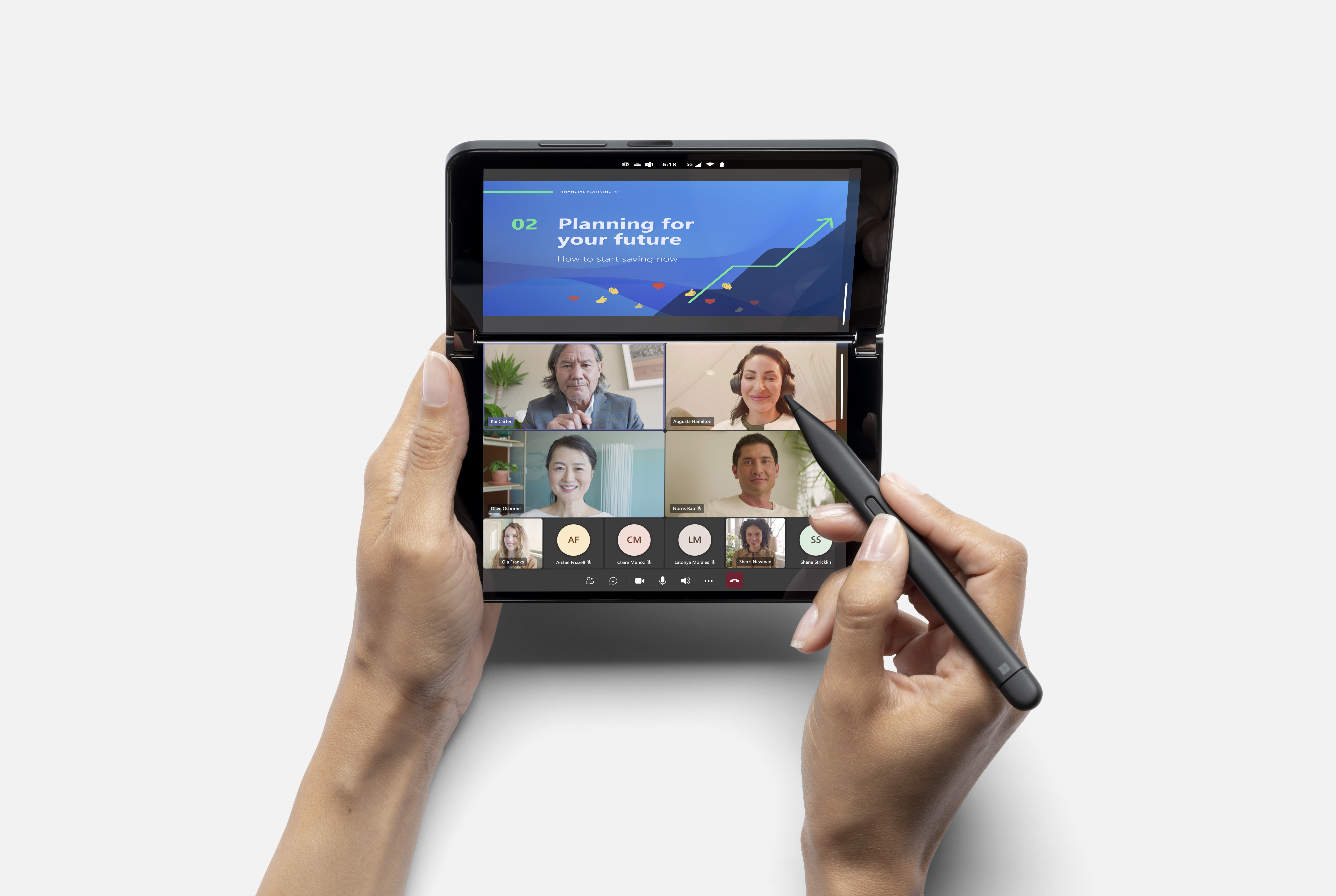 Microsoft Surface Duo 2 LTE 256GB Glacier weiß